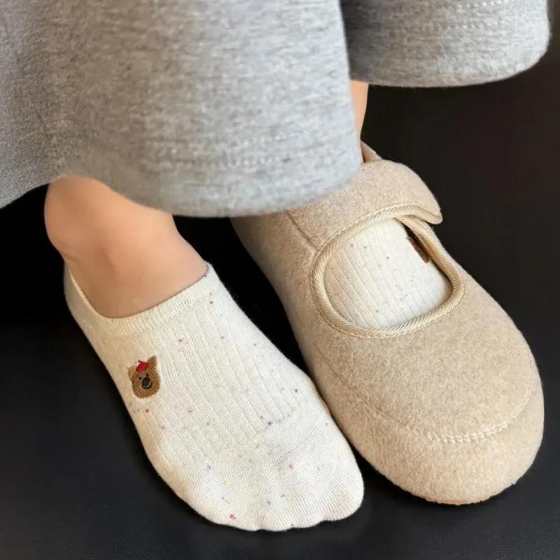 Charming Cartoon Animal Embroidered No-Show Socks for Women – Thin, Non-Slip, Everyday Comfort - Image 10