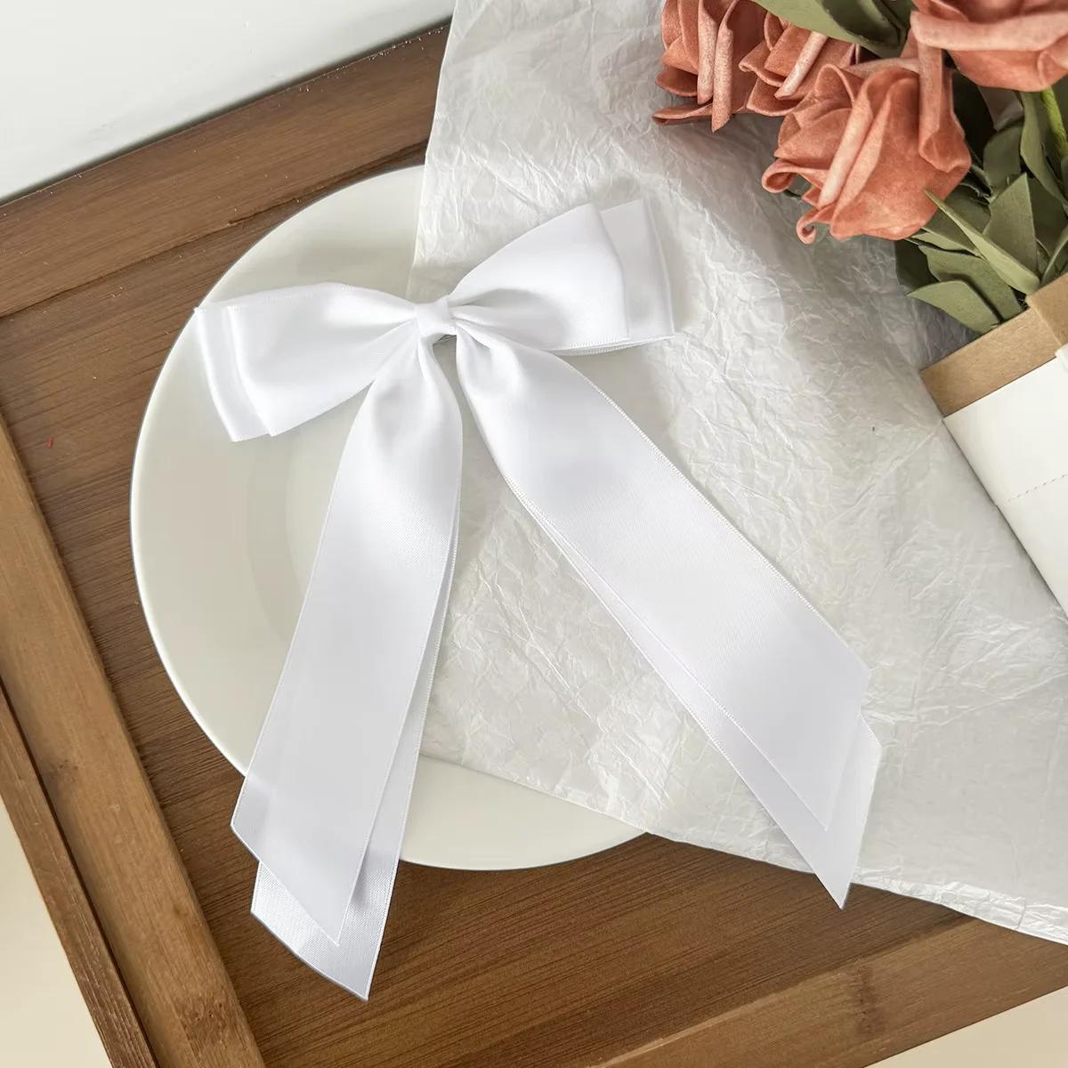 Elegant Satin Bow Ribbon Hair Clip for Sweet Parties & Everyday Chic - Image 3