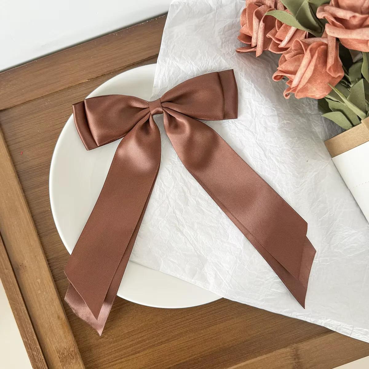 Elegant Satin Bow Ribbon Hair Clip for Sweet Parties & Everyday Chic - Image 6