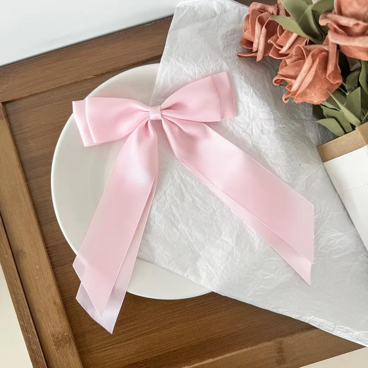 Elegant Satin Bow Ribbon Hair Clip for Sweet Parties & Everyday Chic - Image 7