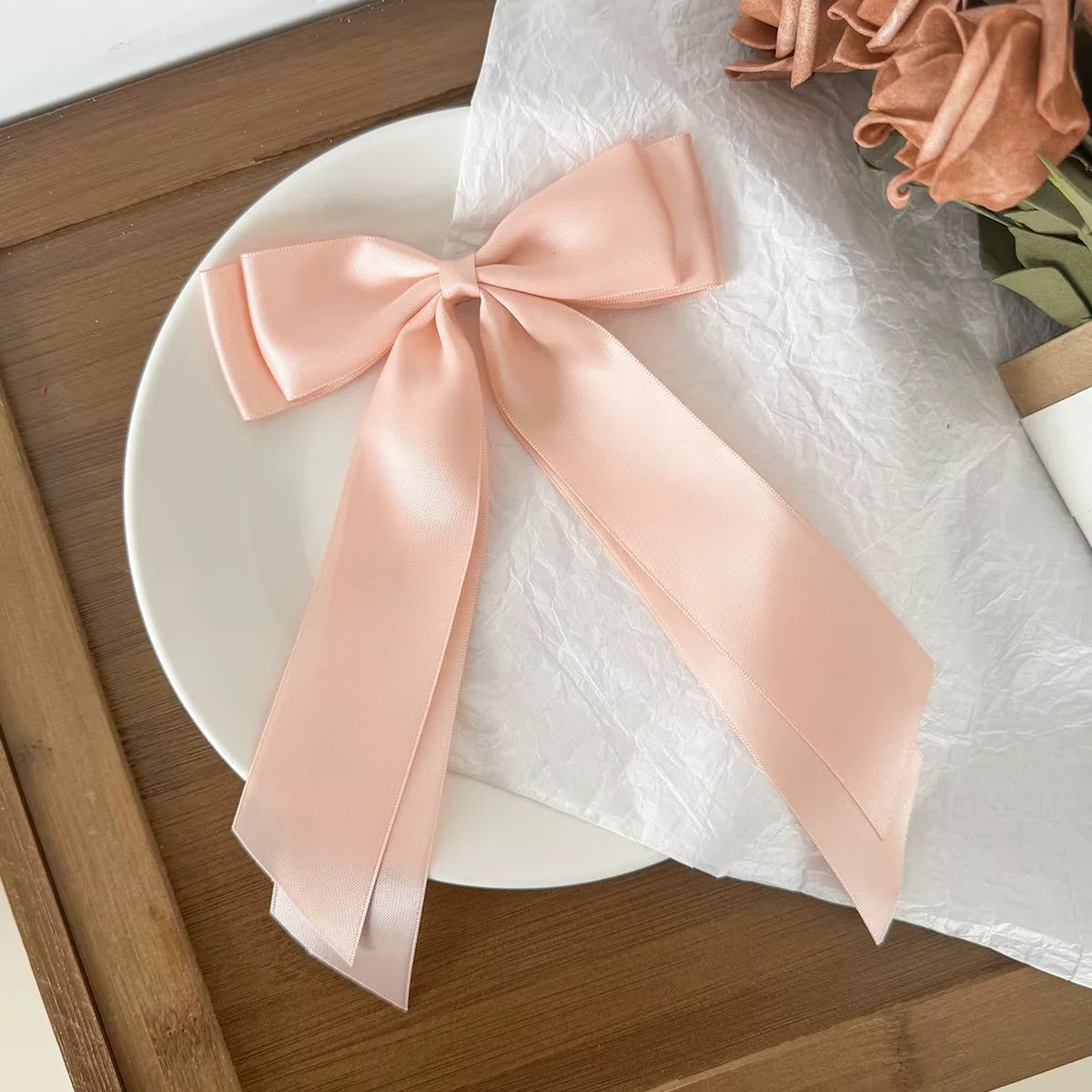 Elegant Satin Bow Ribbon Hair Clip for Sweet Parties & Everyday Chic - Image 8