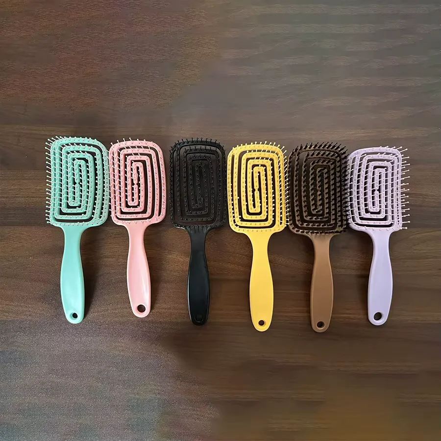 Gentle Detangling & Volumizing Hairbrush with Flexible Nylon Bristles and Vented Design alternate