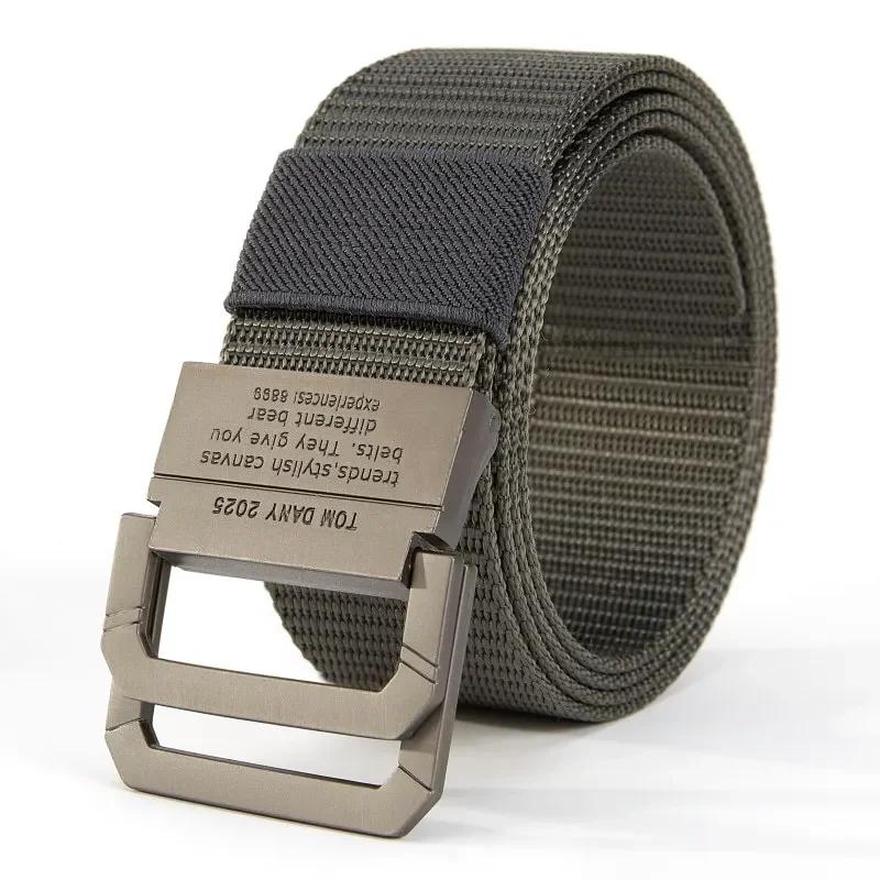 Men's Durable Canvas Webbing Belt with Quick-Release Buckle for Casual & Everyday Style - Image 8