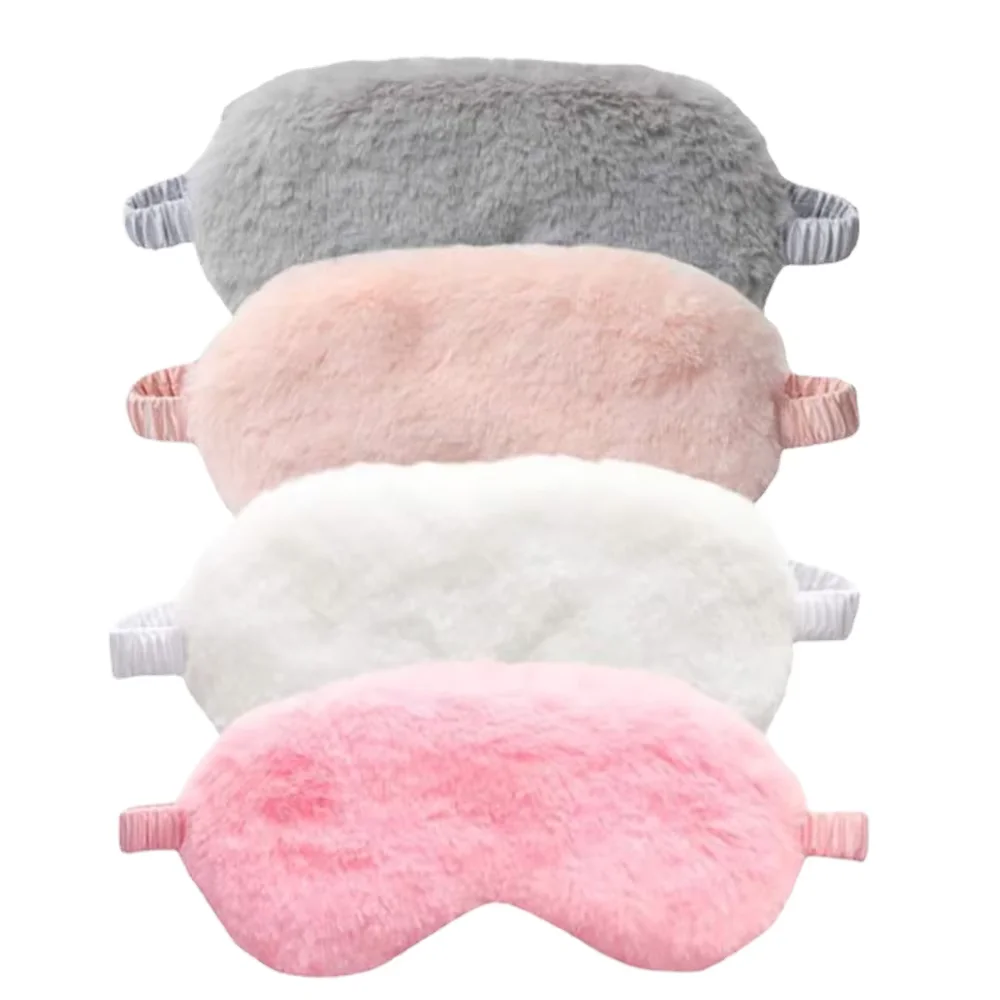 Luxurious Faux Fur Sleep Mask – Ultra-Soft & Breathable Eye Cover for Adults & Children
