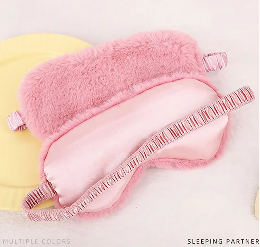 Luxurious Faux Fur Sleep Mask – Ultra-Soft & Breathable Eye Cover for Adults & Children - Image 2