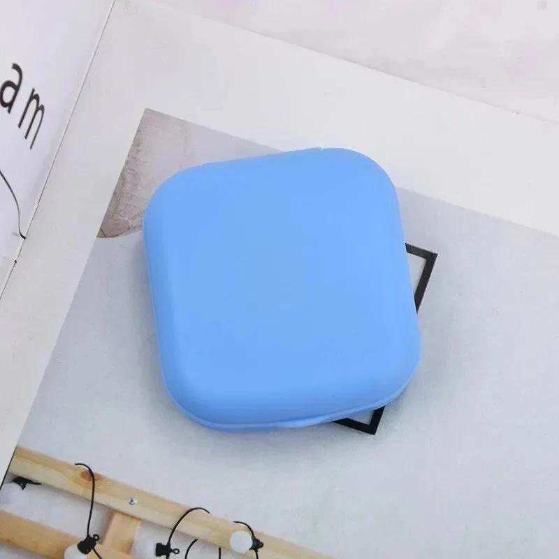Compact Square Contact Lens Travel Kit with Mirror and Accessories for Women - Image 13