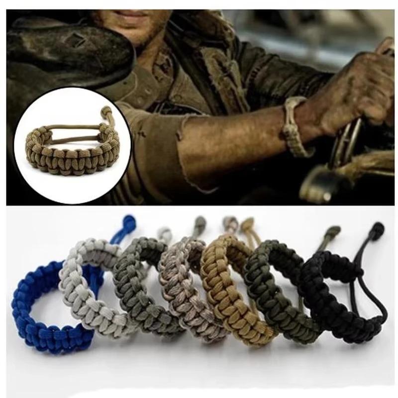 Adjustable 550 Paracord Survival Bracelet for Outdoor Adventures & Emergency Preparedness alternate