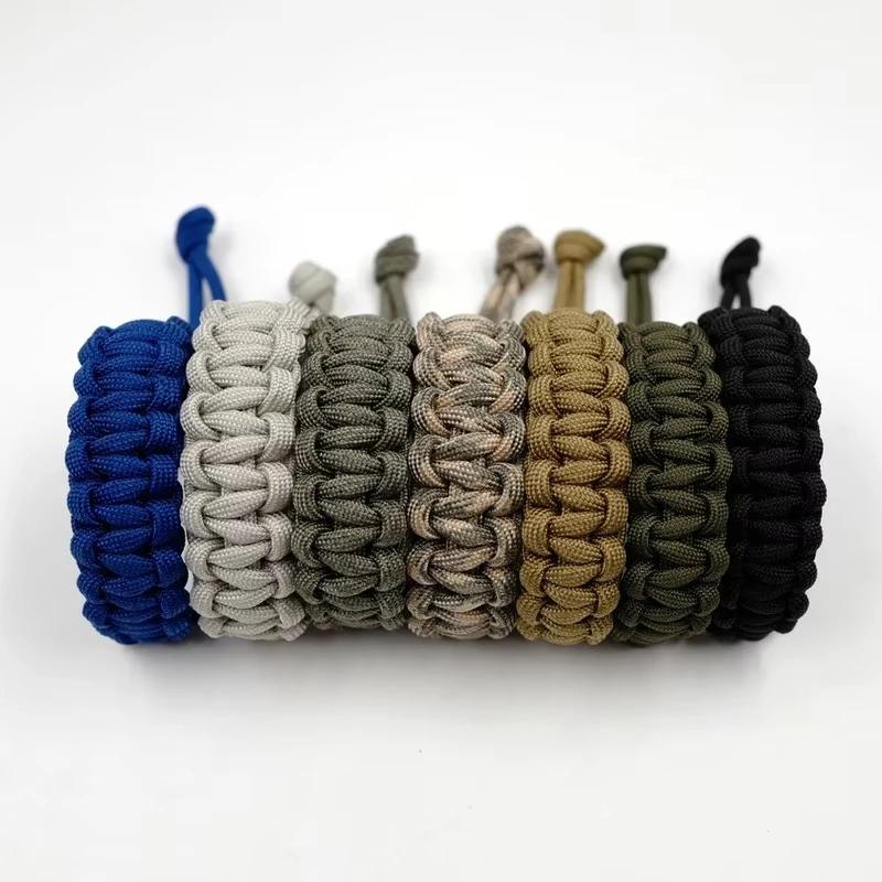Adjustable 550 Paracord Survival Bracelet for Outdoor Adventures & Emergency Preparedness - Image 6
