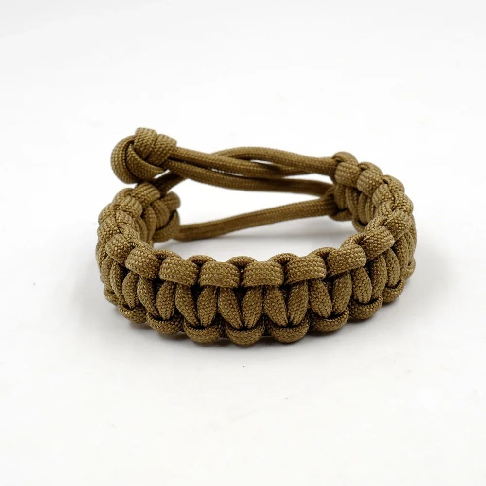 Adjustable 550 Paracord Survival Bracelet for Outdoor Adventures & Emergency Preparedness - Image 7