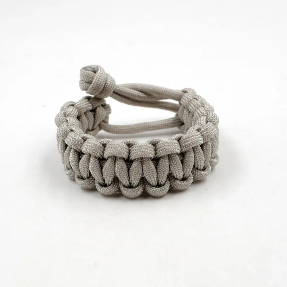 Adjustable 550 Paracord Survival Bracelet for Outdoor Adventures & Emergency Preparedness - Image 8