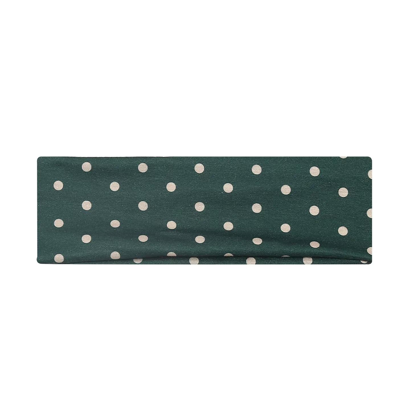 Chic Polka Dot Elastic Sports Headband for Women — Non-Slip Yoga & Active Lifestyle Hair Accessory alternate