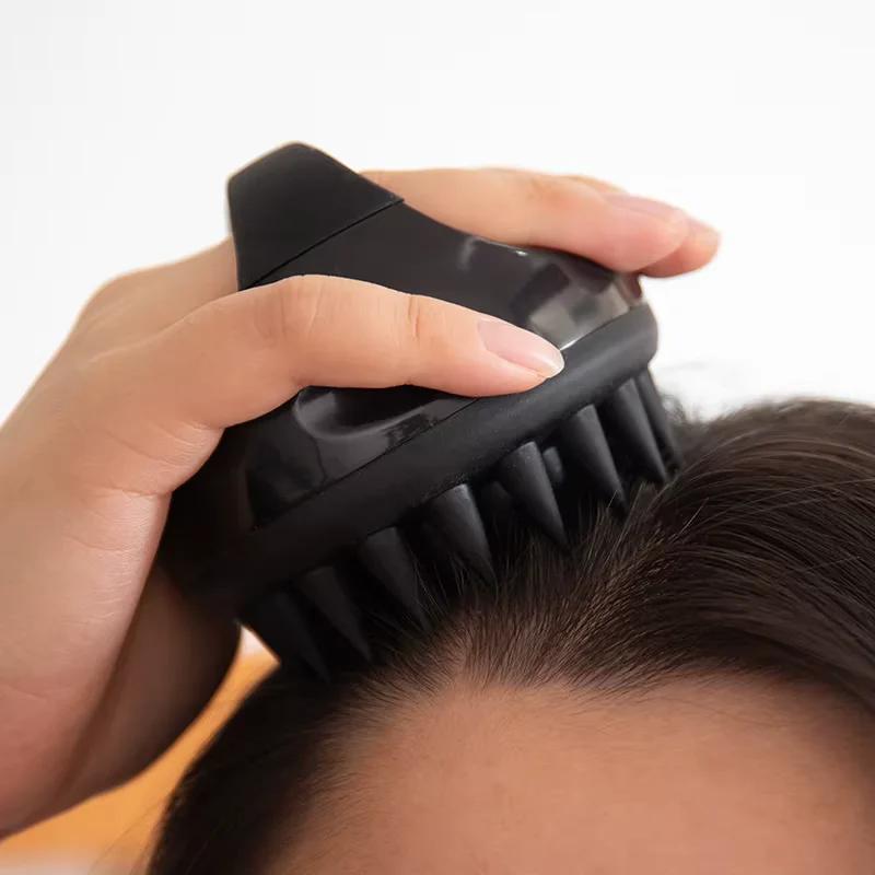 Silicone Scalp Massager & Exfoliator Brush for Hair Growth & Relaxation - Image 1