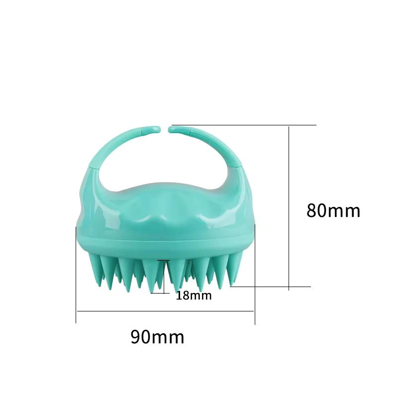 Silicone Scalp Massager & Exfoliator Brush for Hair Growth & Relaxation - Image 5