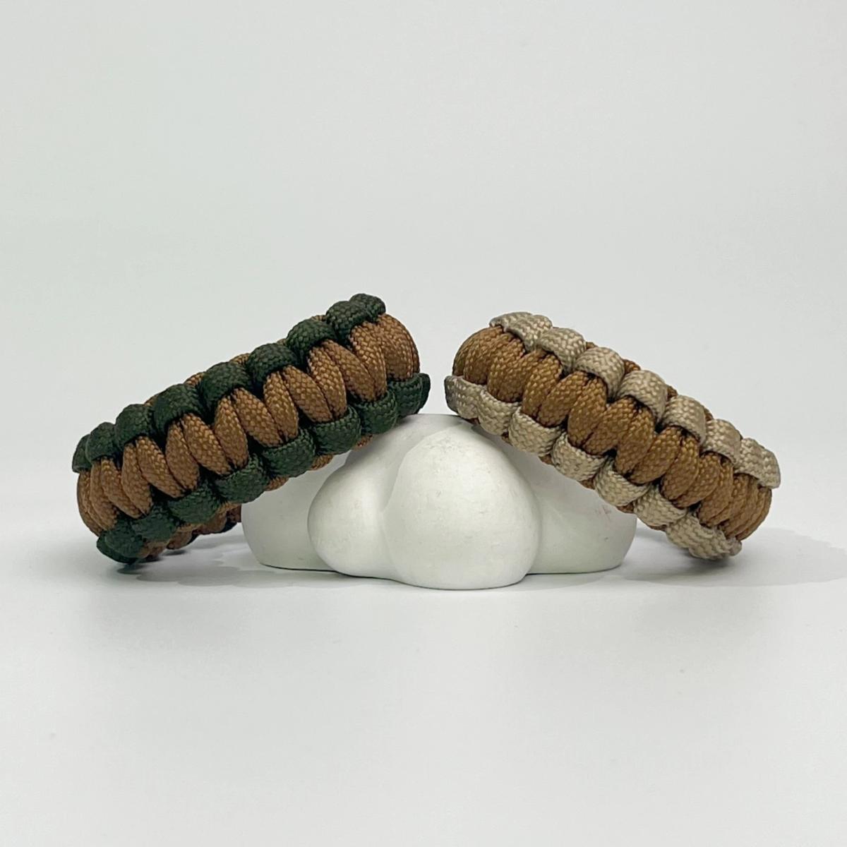 Vibrant Handwoven Paracord Survival Bracelet for Outdoor Adventures and Everyday Style - Image 9