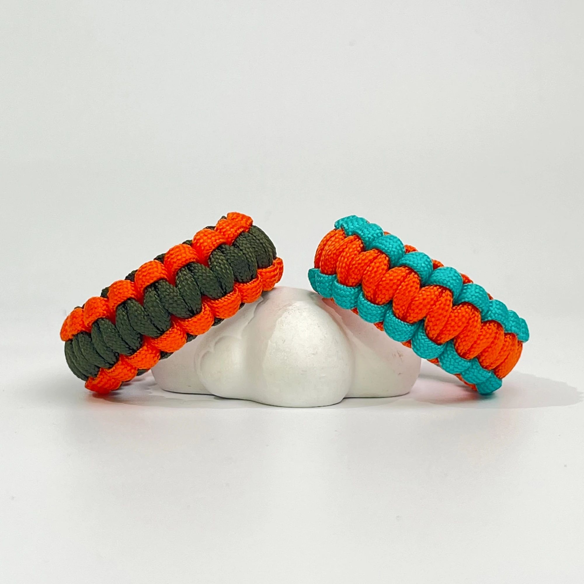 Vibrant Handwoven Paracord Survival Bracelet for Outdoor Adventures and Everyday Style - Image 10