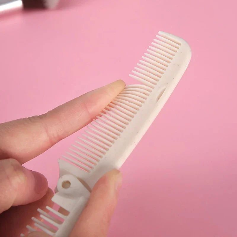 Portable Folding Hair Comb with Gentle Massage Bristles – Compact Travel-Friendly Styling Tool - Image 4