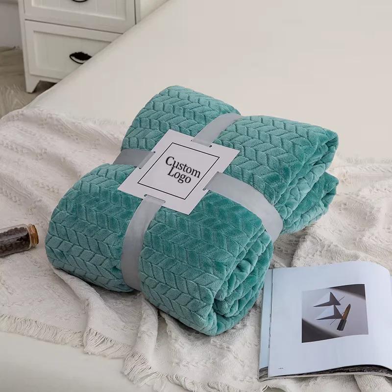 Luxurious Soft Textured Fleece Throw Blanket for Cozy Home Comfort and Gifting - Image 5