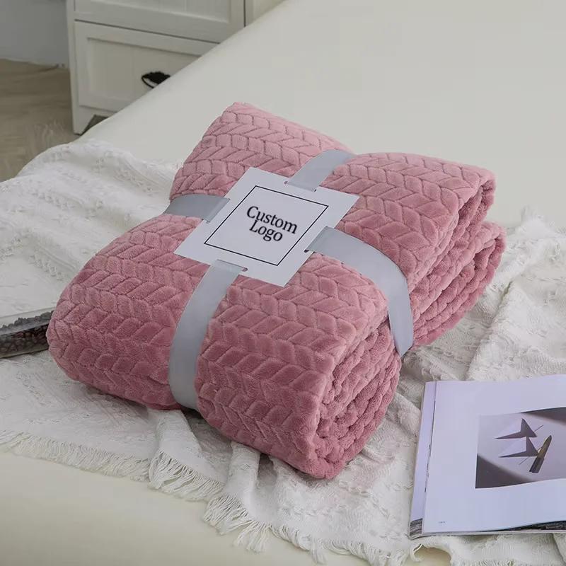 Luxurious Soft Textured Fleece Throw Blanket for Cozy Home Comfort and Gifting - Image 9