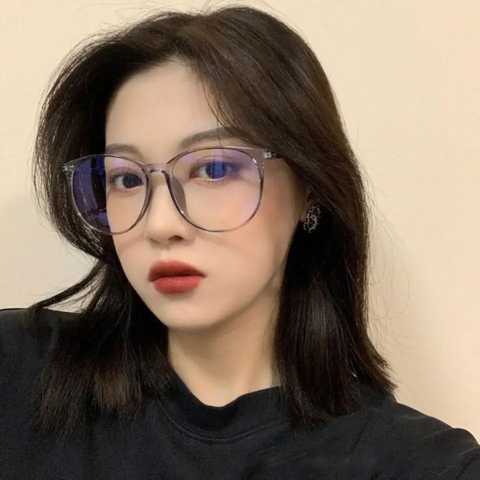 Stylish Unisex Round Frame Anti-Blue Light Glasses for Digital Screen Protection & Everyday Wear - Image 2