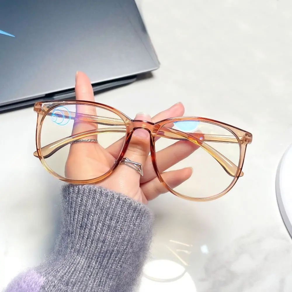 Stylish Unisex Round Frame Anti-Blue Light Glasses for Digital Screen Protection & Everyday Wear - Image 5
