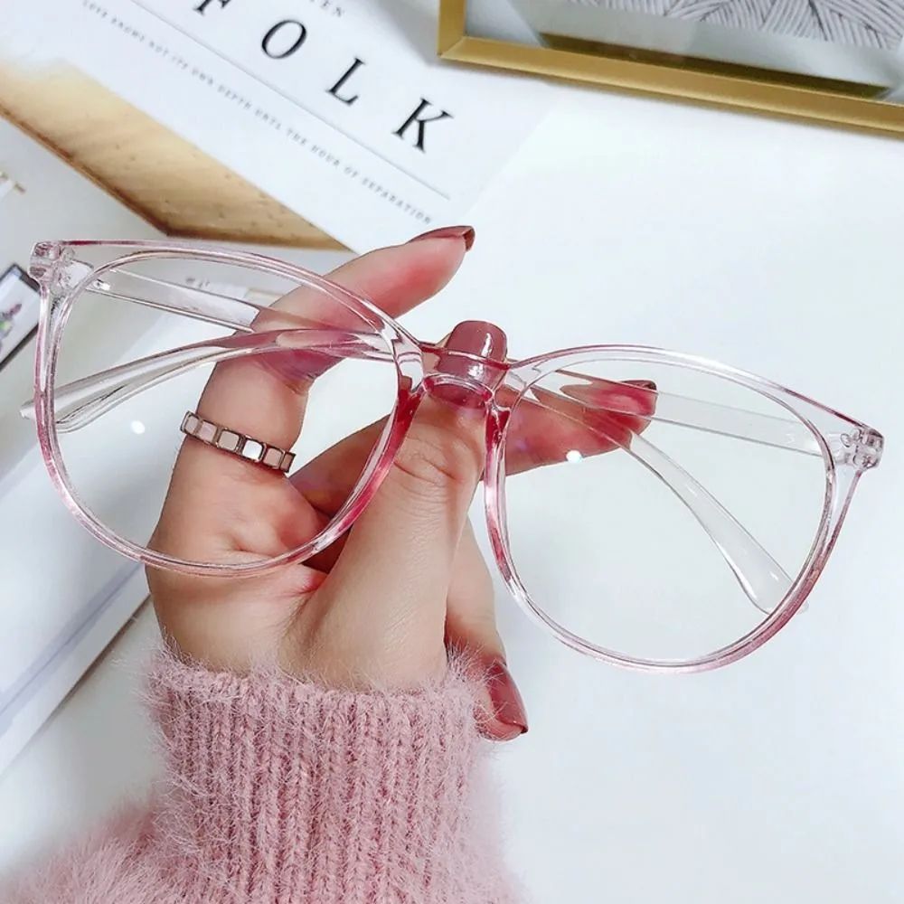 Stylish Unisex Round Frame Anti-Blue Light Glasses for Digital Screen Protection & Everyday Wear - Image 7