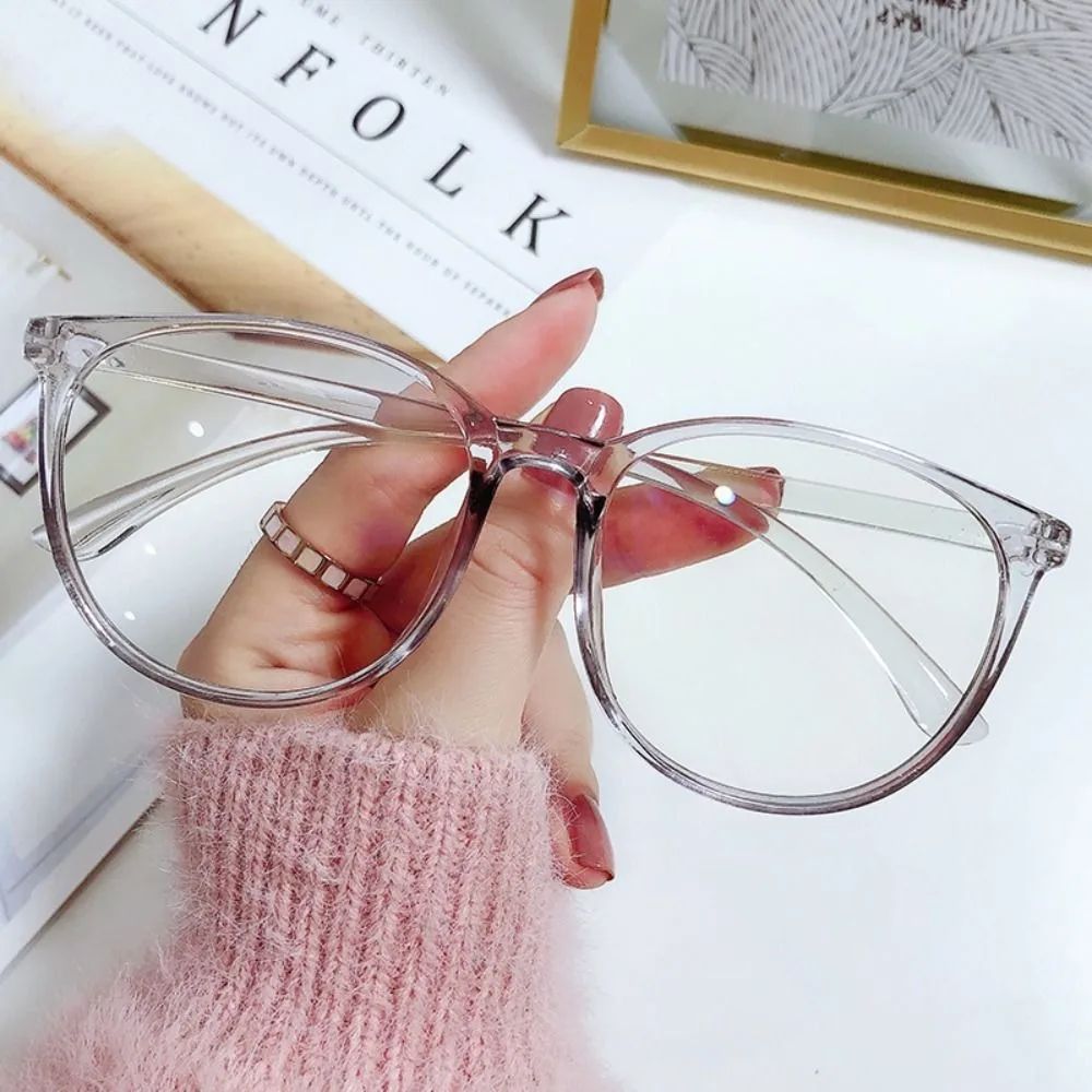 Stylish Unisex Round Frame Anti-Blue Light Glasses for Digital Screen Protection & Everyday Wear - Image 10